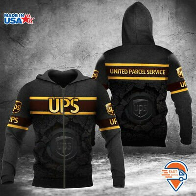 United Parcel Skull Style Zip Hoodie Premium Best Gift For Him