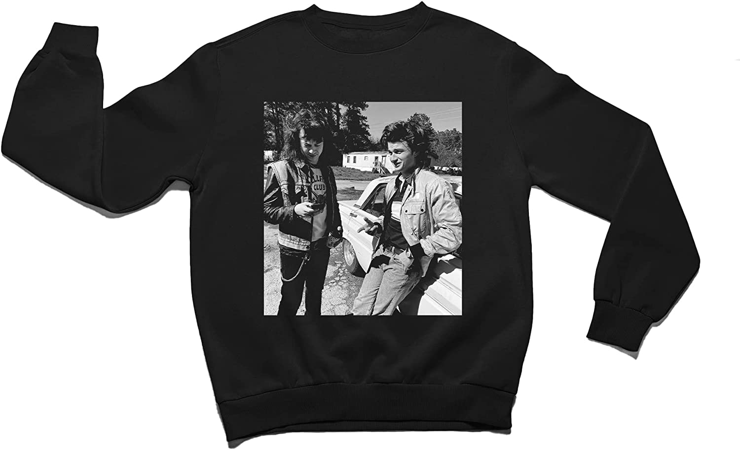 Photo Eddie Munson And Steve Harrington My  Boyfriends T-Shirt, Sweater, Hoodie, Tank Top Black  Medium