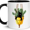 Black Cat Coffee Mug, Ceramic Coffee Mug, Cute Cat Lover Gift, Cute Cat Coffee Mugs Gift for Cat Lovers - Image 3