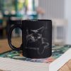 Black Cat Coffee Mug, Ceramic Coffee Mug, Cute Cat Lover Gift, Cute Cat Coffee Mugs Gift for Cat Lovers - Image 2