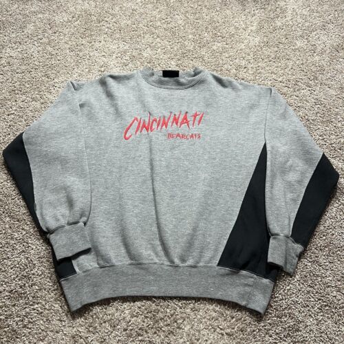 Sweatshirt | Vintage Style Cincinnati Crewneck Sweatshirt | Cincinnati Sweatshirt Sport Grey